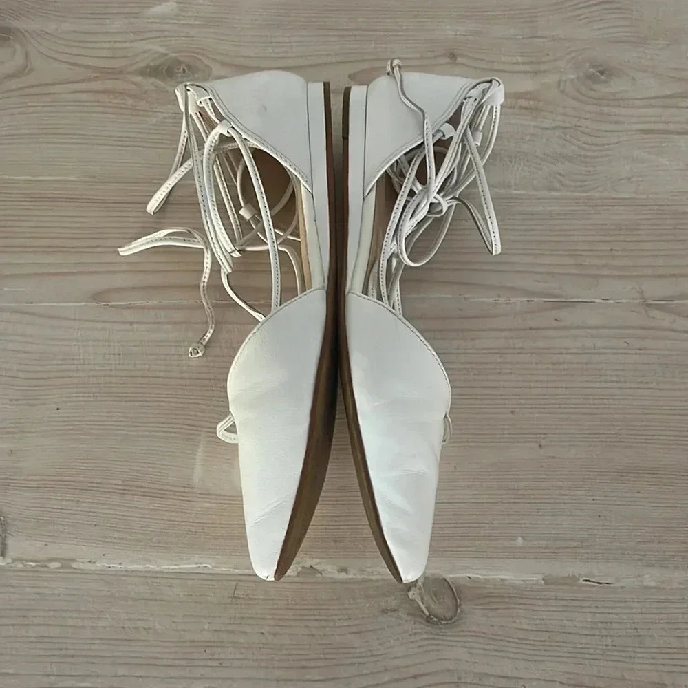 Vince Camuto lace up flats